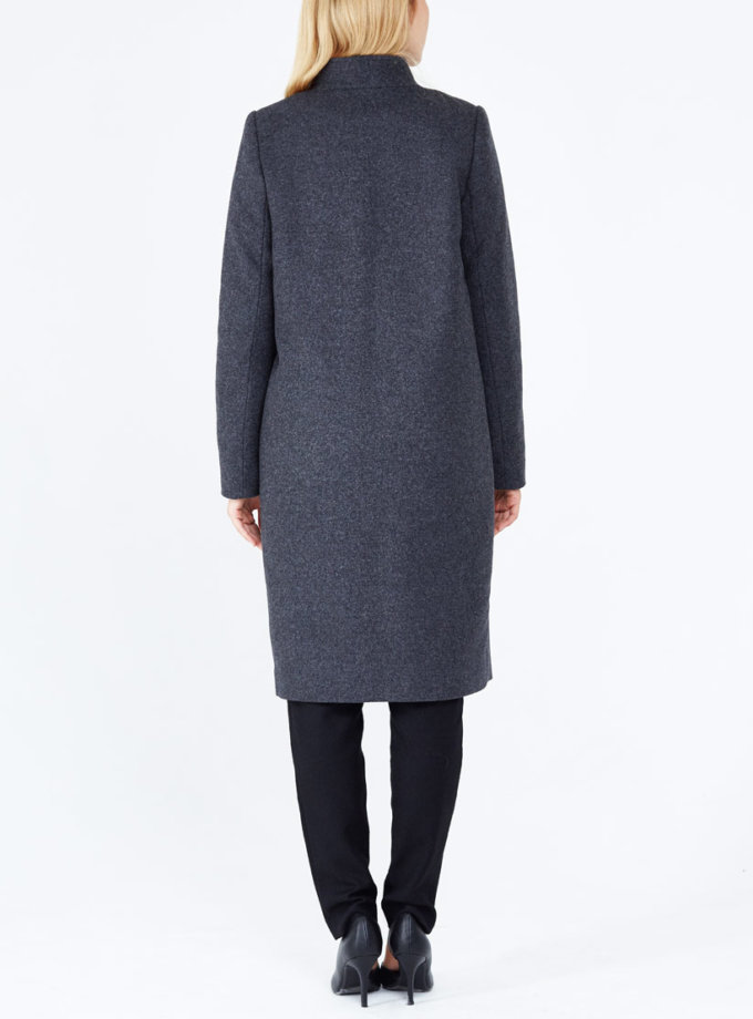 Шерстяное утеплённое пальто PPM_PM-18, фото 1 - в интернет магазине KAPSULA