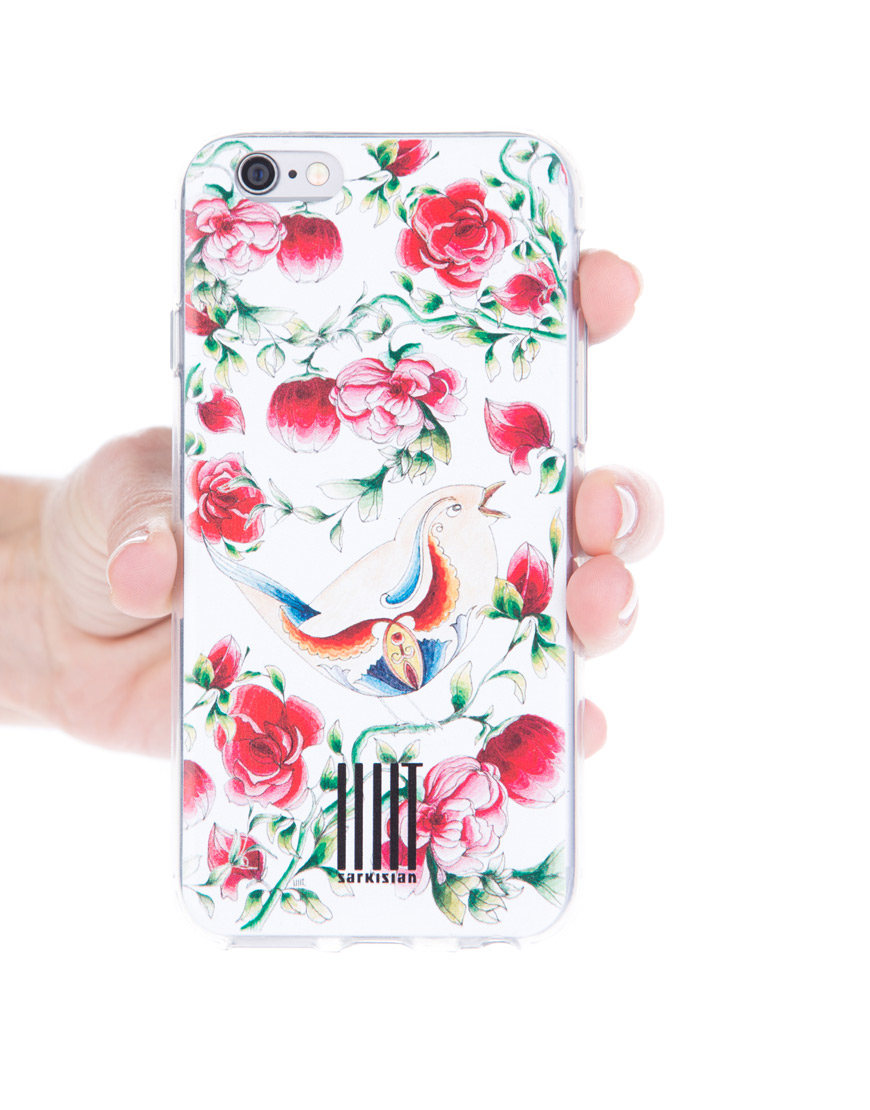 

Чехол для iphone Roses and bird