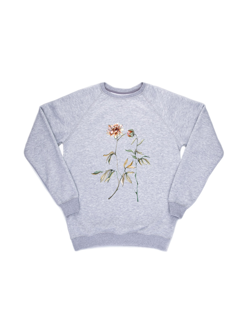 

Свитшот на флисе Flower collection #1