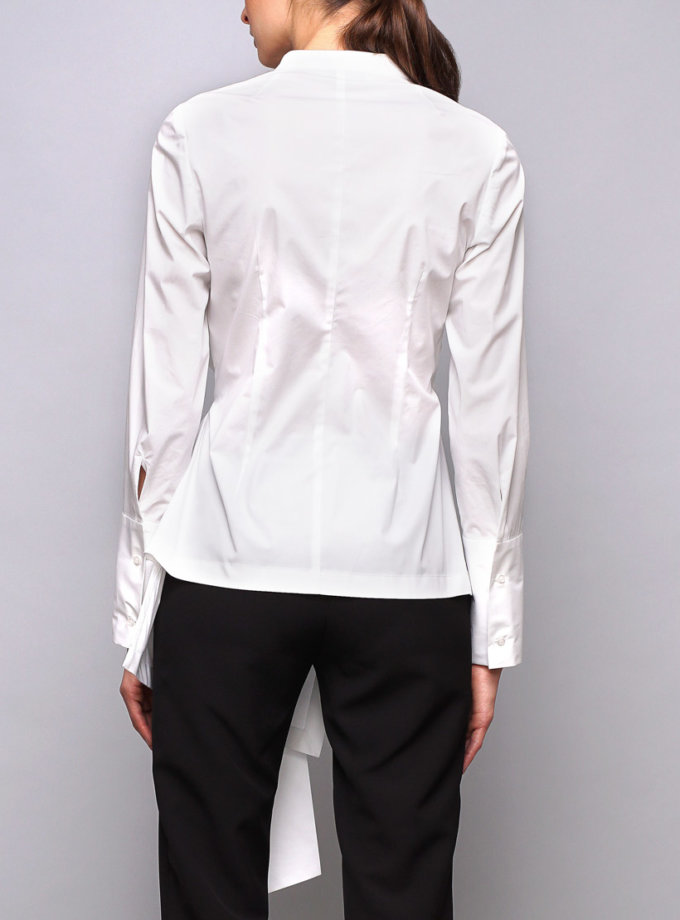 Блуза на запах с бантом SHKO_17034003, фото 1 - в интернет магазине KAPSULA