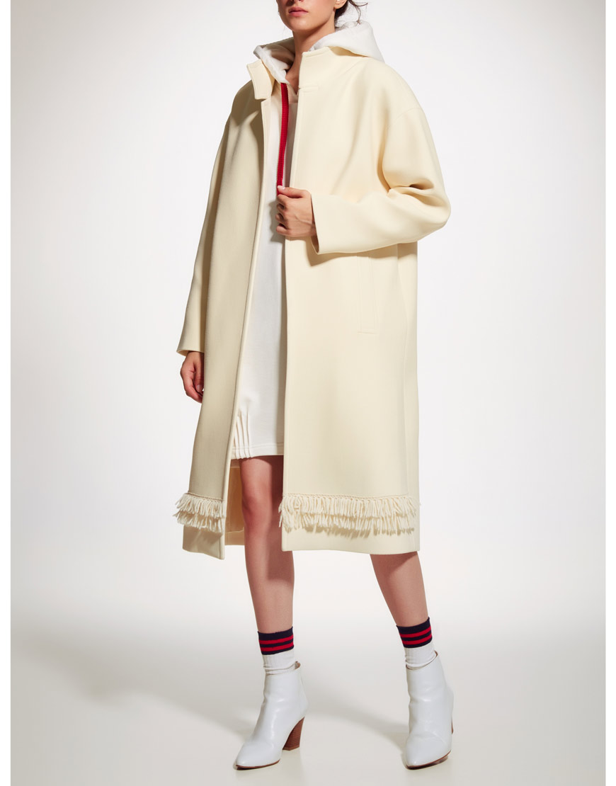 

Шерстяное пальто oversize