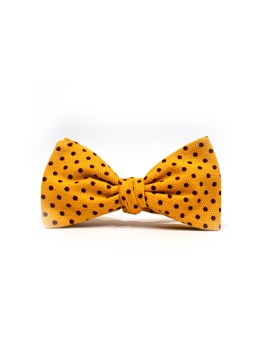 

Галстук-бабочка Yelow Dots