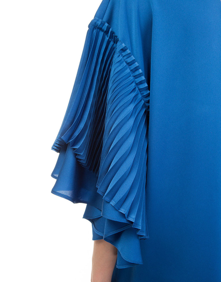 Платье плиссе электрик SAYYA_SS753_2, фото 1 - в интернет магазине KAPSULA