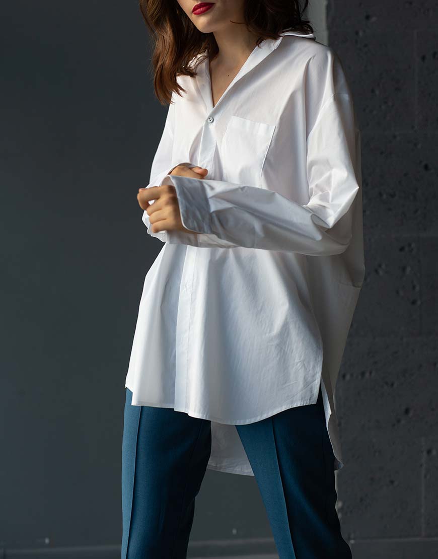 

Рубашка Oversize из хлопка
