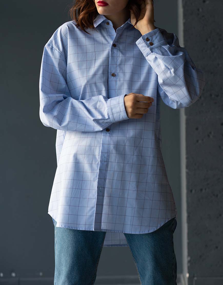 

Рубашка Oversize из хлопка