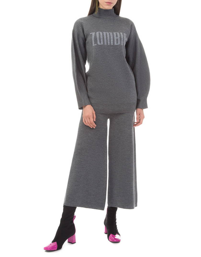 Удлиненный трикотажный свитер ZOMBIE SAYYA_FW796_1_outlet, фото 1 - в интернет магазине KAPSULA