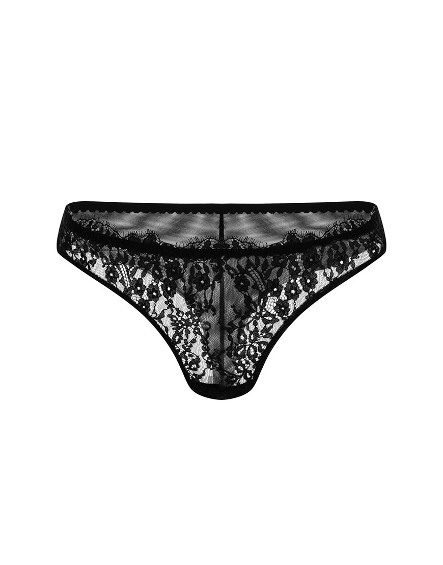 

Кружевные трусики Magnolia Black