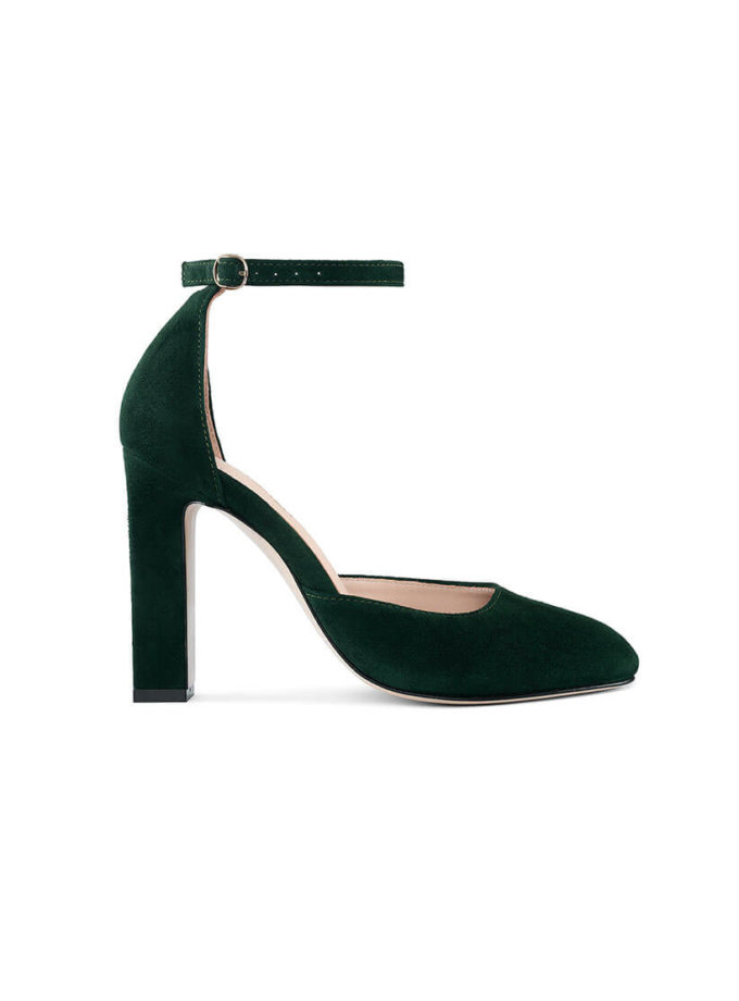 Замшевые туфли Mary Jane Dark Green MRSL_993263, фото 1 Замшевые туфли Mary Jane Dark Green MRSL_993263, фото 1 - в интернет магазине KAPSULA