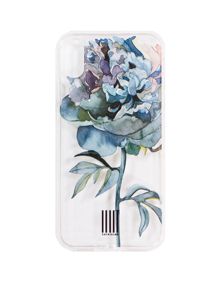 

Чехол для iphone Peony Blue