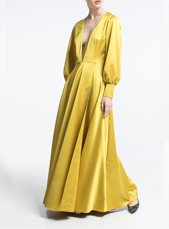 Платье с глубоким вырезом ALOT_100291, фото 1 - в интернет магазине KAPSULA