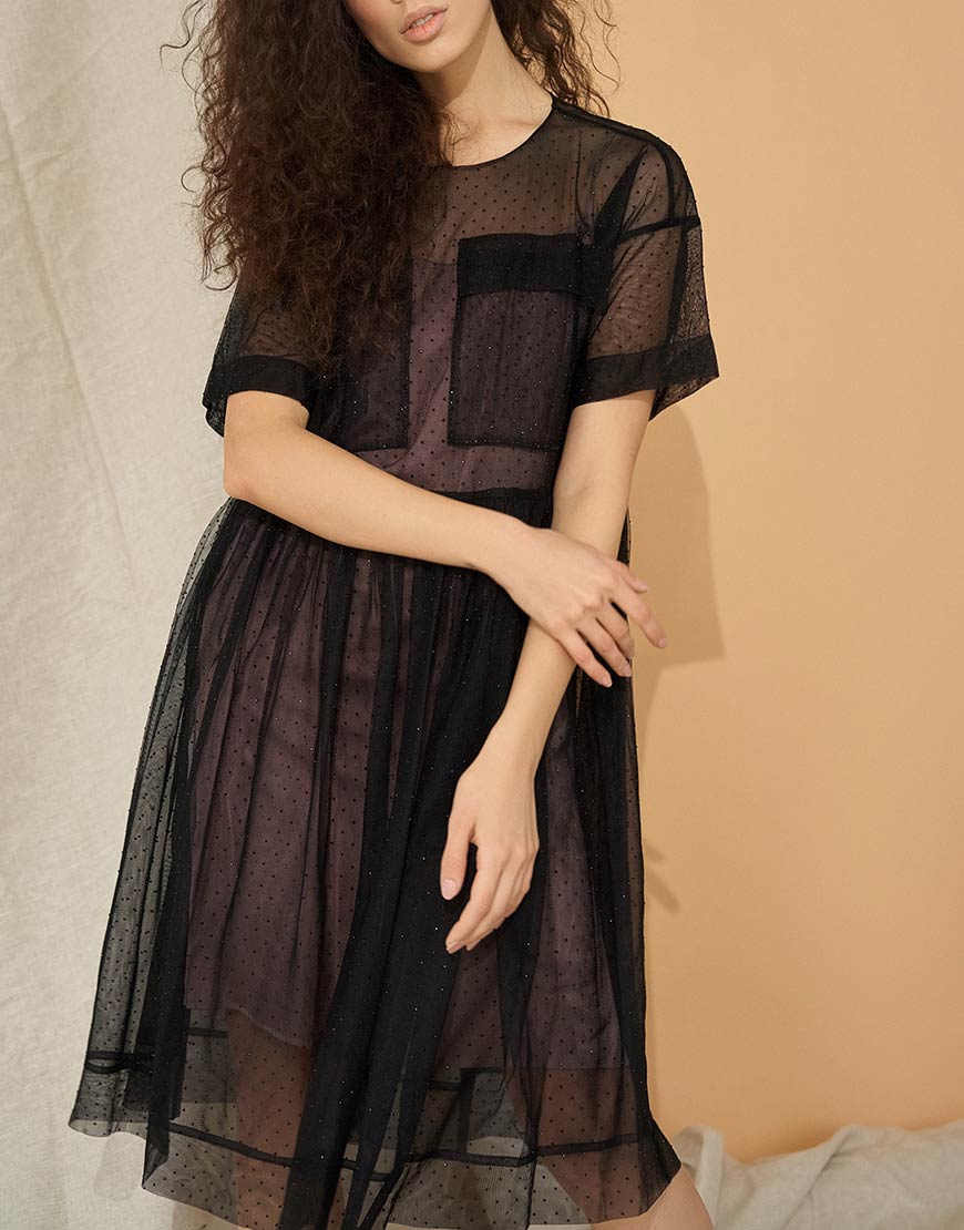 

Двухслойное платье oversize