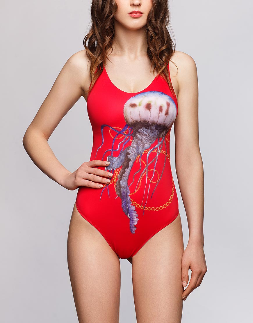 

Цельный купальник Ariel Octopus
