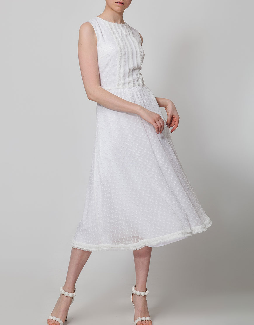 

Шифоновое платье миди на подкладе