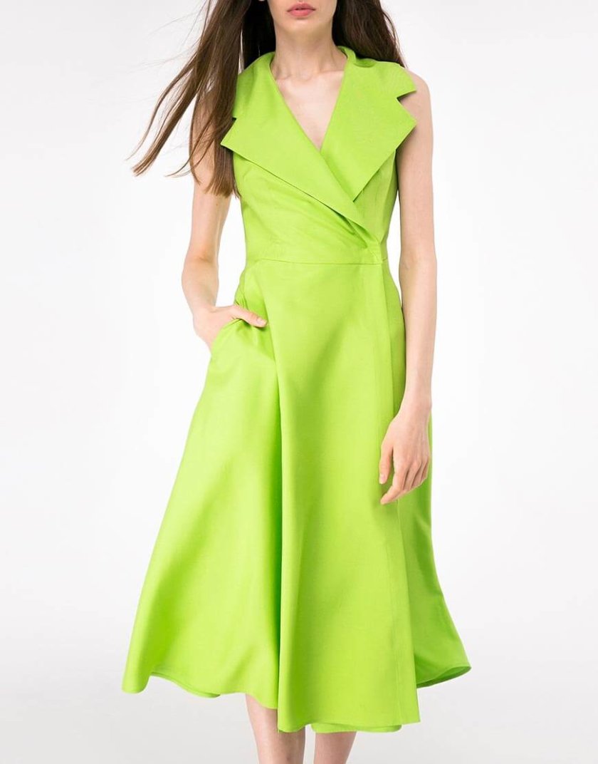 Платье миди на запах SHKO-14093025, фото 1 - в интернет магазине KAPSULA