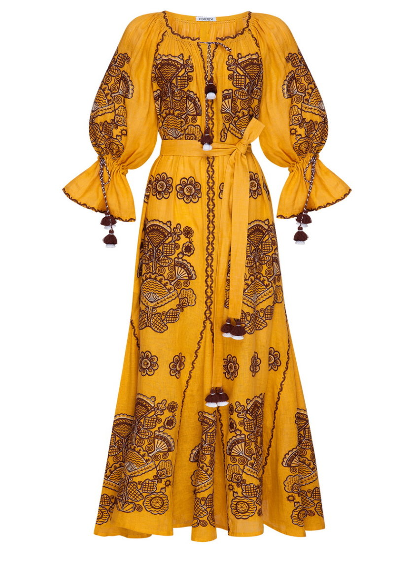 Сукня-вишиванка максі FOBERI_ss19003, фото 1 - в интернет магазине KAPSULA