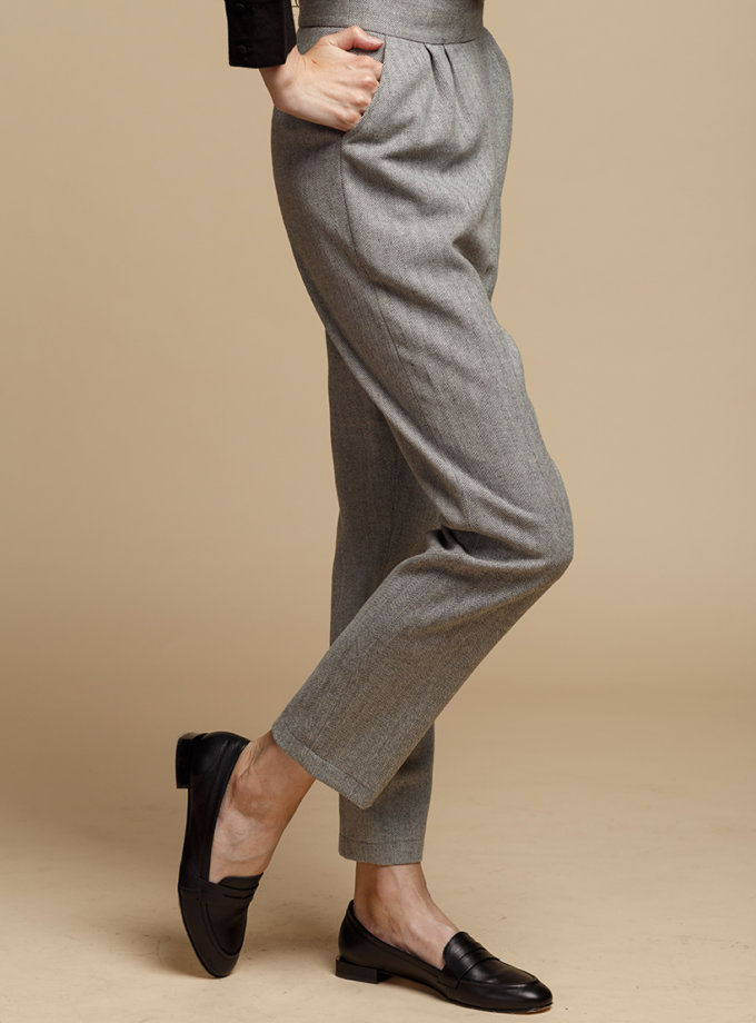 Прямые брюки из шерсти INS_FW1920_4_02, фото 1 - в интернет магазине KAPSULA