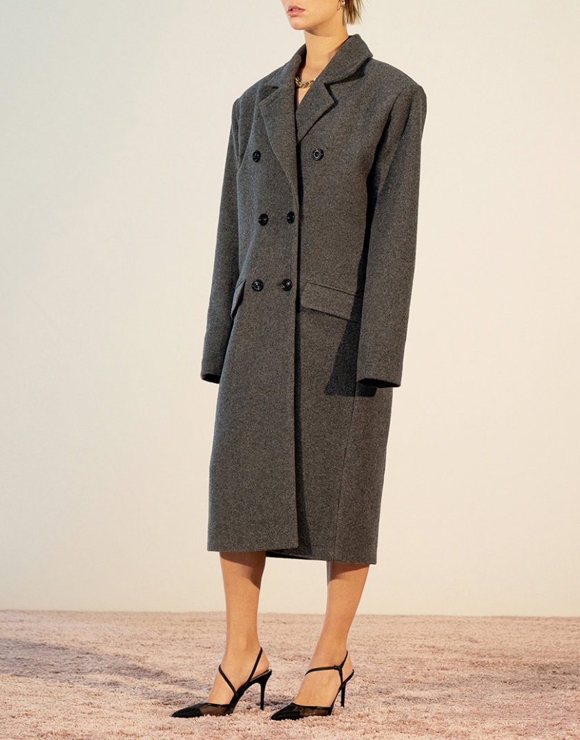 Пальто из шерсти с большими пуговицами IRRO_IR_PF19_GT_009, фото 1 - в интернет магазине KAPSULA