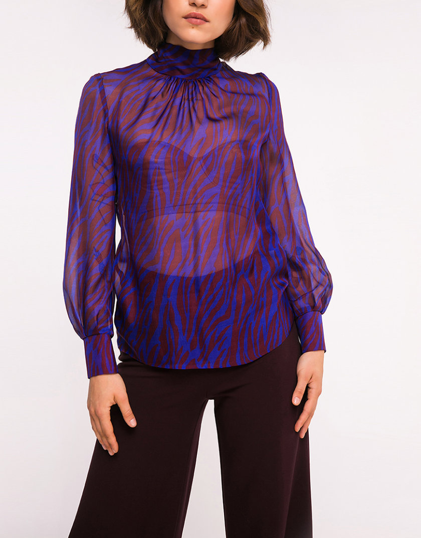 Шовкова блуза з бантом на спині SHKO_18051003, фото 1 - в интернет магазине KAPSULA