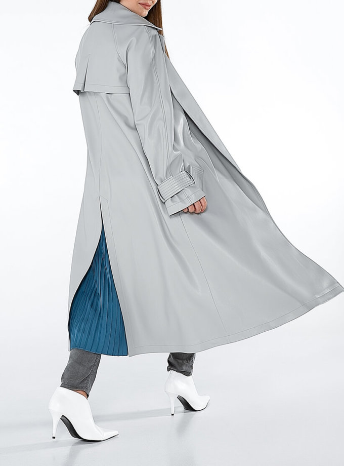 Тренч из эко-кожи WNDR_fw1920_tgr04, фото 1 - в интернет магазине KAPSULA
