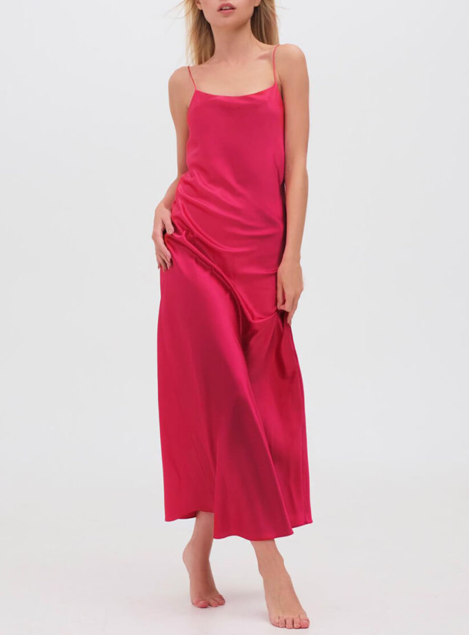Платье на тонких бретельках MISS_DR-021-red, фото 1 - в интернет магазине KAPSULA