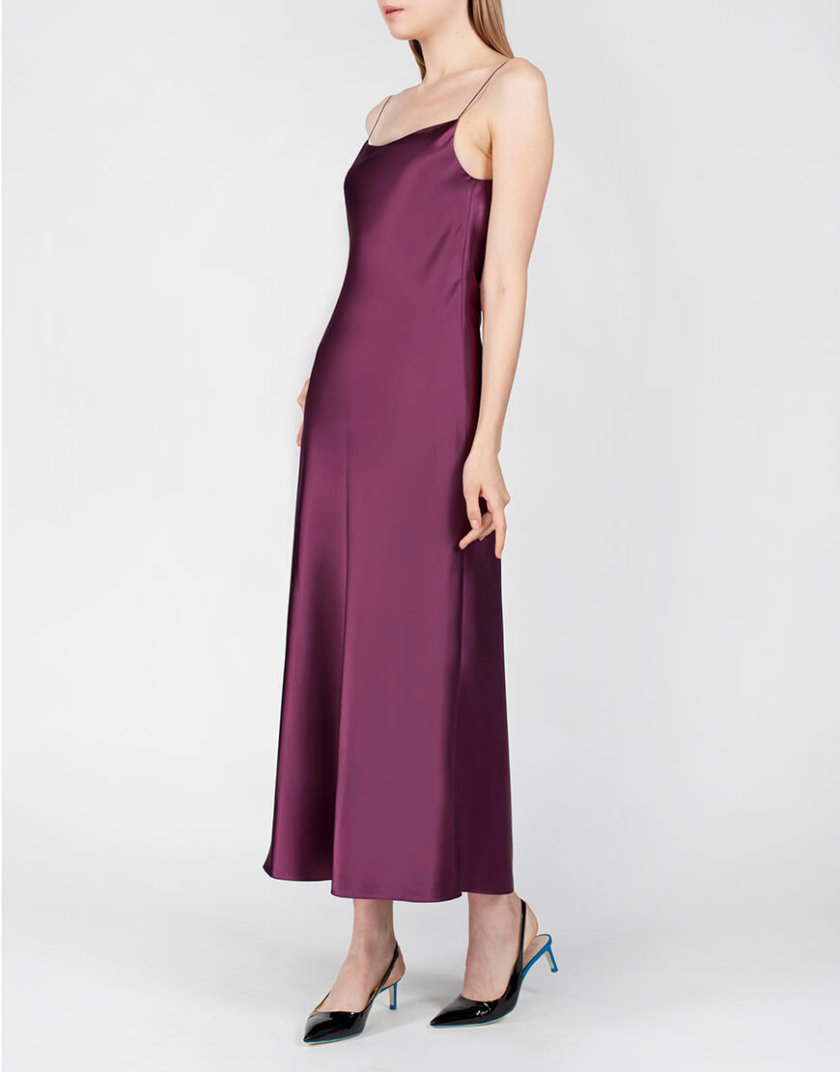 Платье с вырезом на спине MISS_DR-024-violet, фото 1 - в интернет магазине KAPSULA