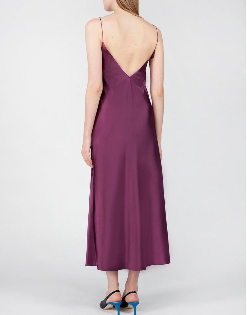 Платье с вырезом на спине MISS_DR-024-violet, фото 1 - в интернет магазине KAPSULA