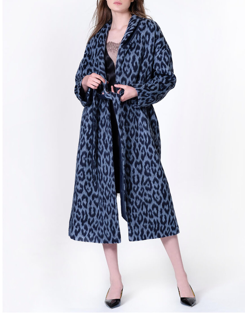 Пальто на запах из шерсти альпаки MISS_JA-011, фото 1 - в интернет магазине KAPSULA