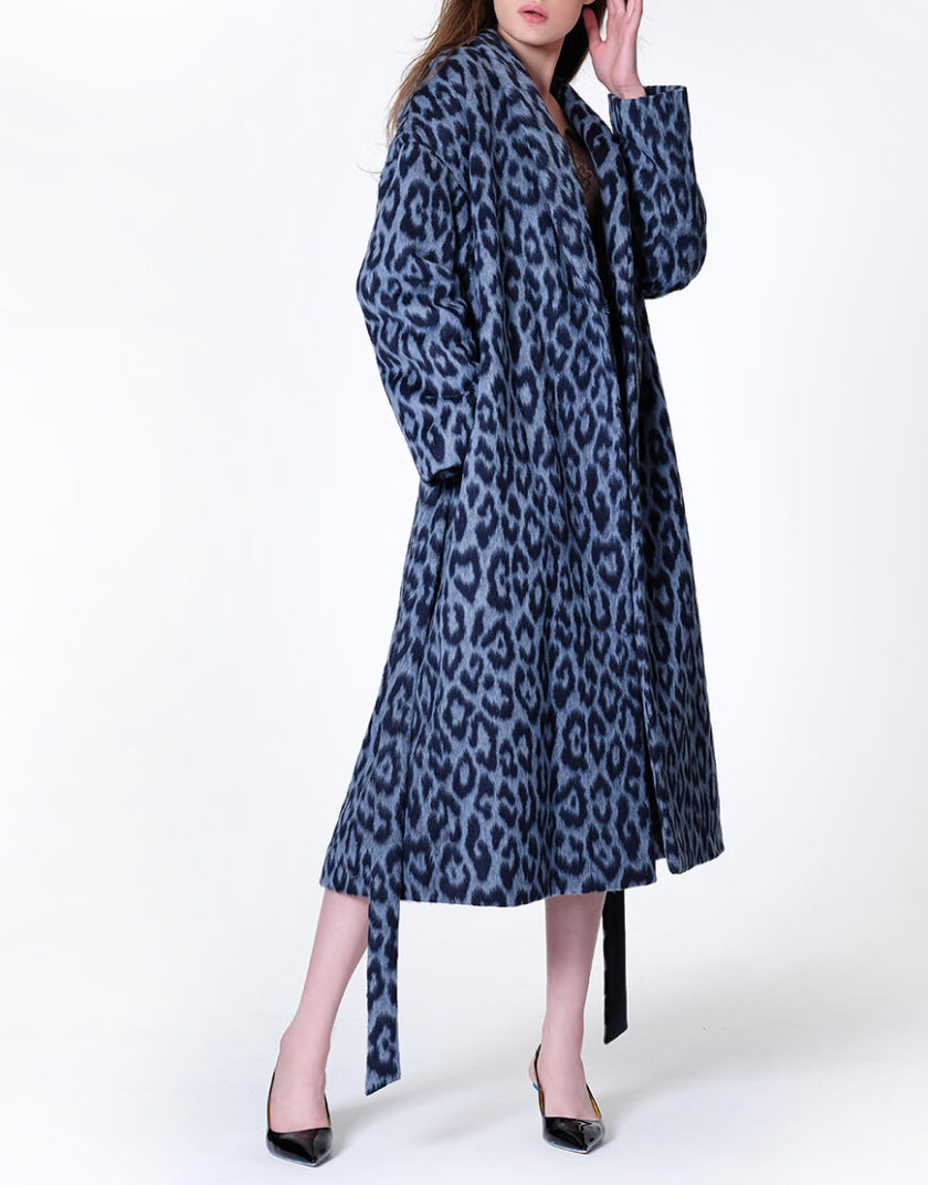 Пальто на запах из шерсти альпаки MISS_JA-011, фото 1 - в интернет магазине KAPSULA