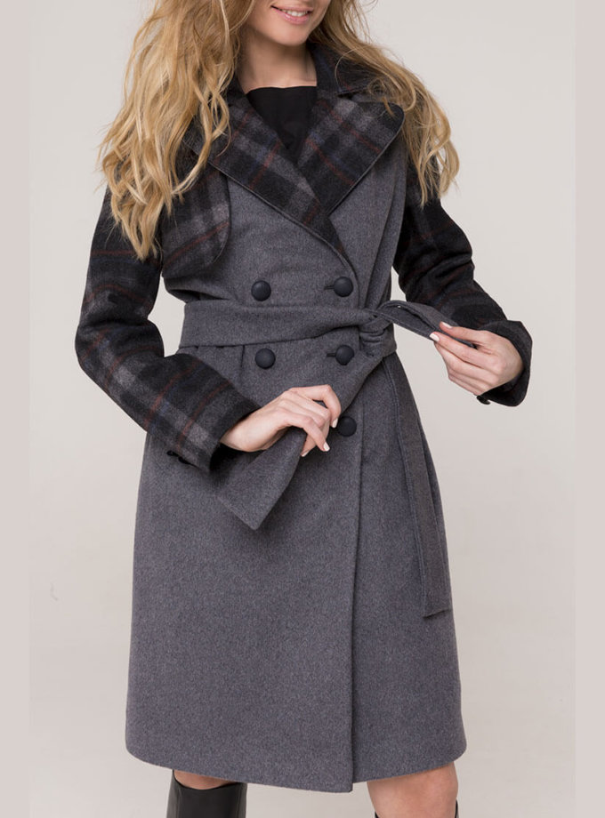 Двубортное пальто из шерсти AD_031119_outlet, фото 1 - в интернет магазине KAPSULA