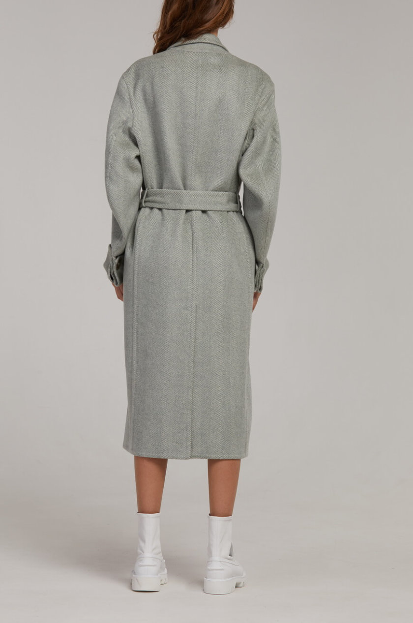 Двубортное пальто из шерсти SAYYA_FW945, фото 1 - в интернет магазине KAPSULA