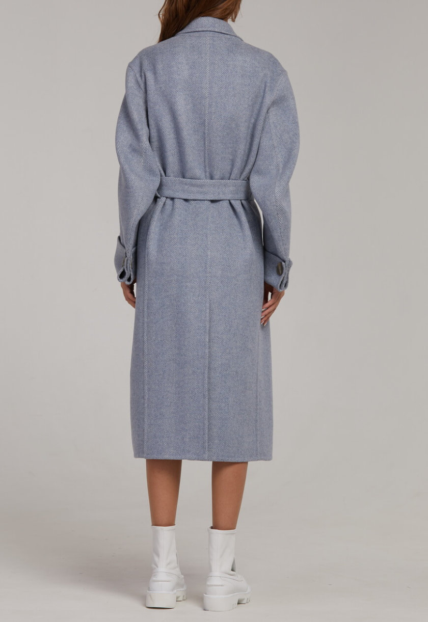 Двубортное пальто из шерсти SAYYA_FW945-1, фото 1 - в интернет магазине KAPSULA