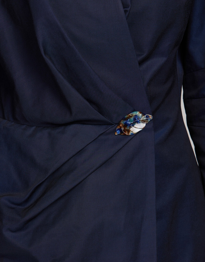 Хлопковое платье на запах SAYYA_fw935-1, фото 1 - в интернет магазине KAPSULA