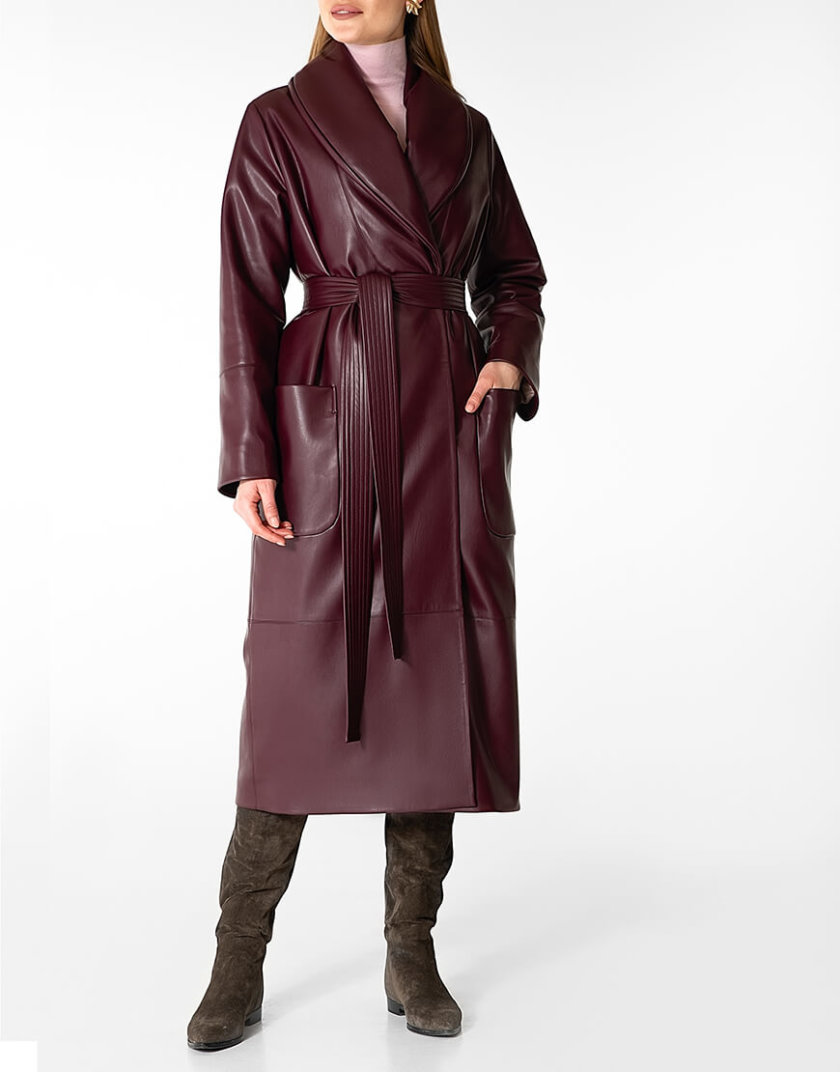 Утеплене пальто з еко-шкіри WNDR_Fw1920_elb_10, фото 1 - в интернет магазине KAPSULA