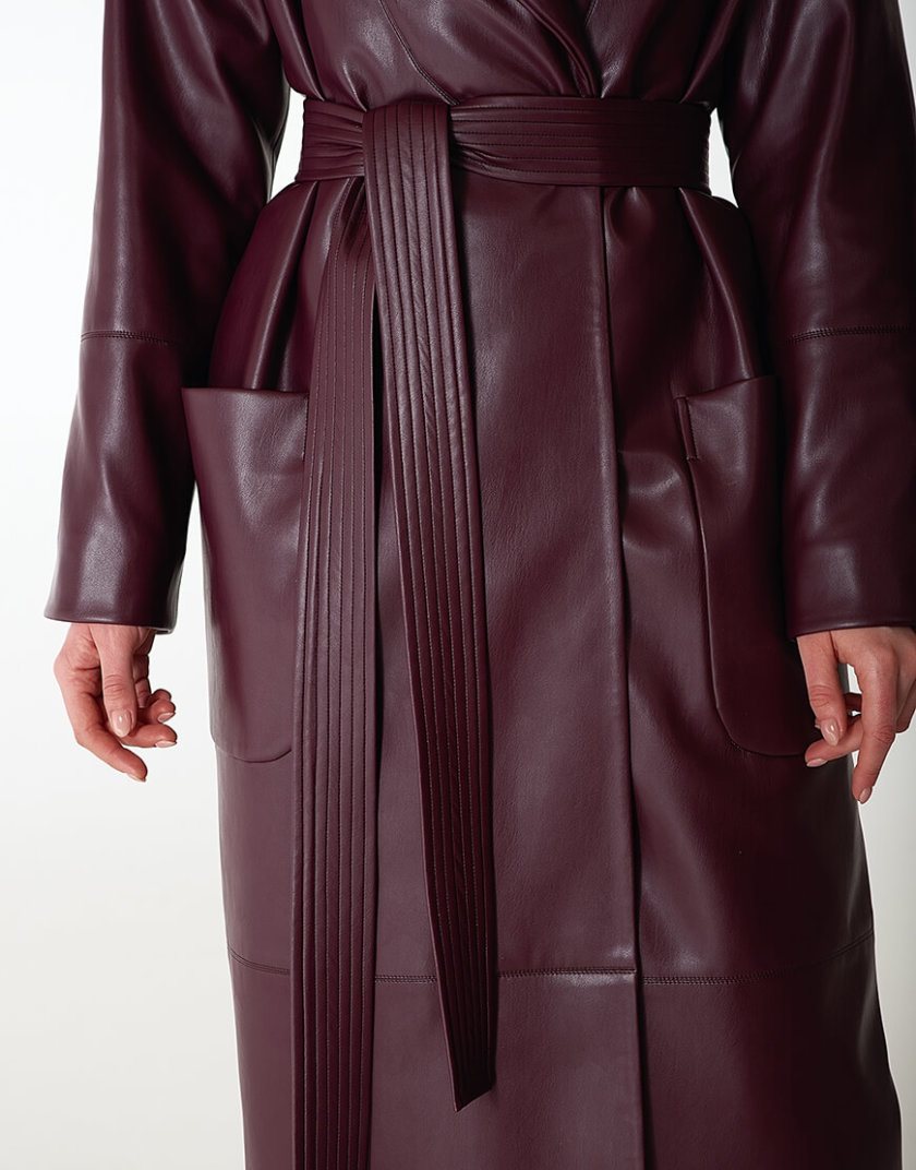 Утеплене пальто з еко-шкіри WNDR_Fw1920_elb_10, фото 1 - в интернет магазине KAPSULA