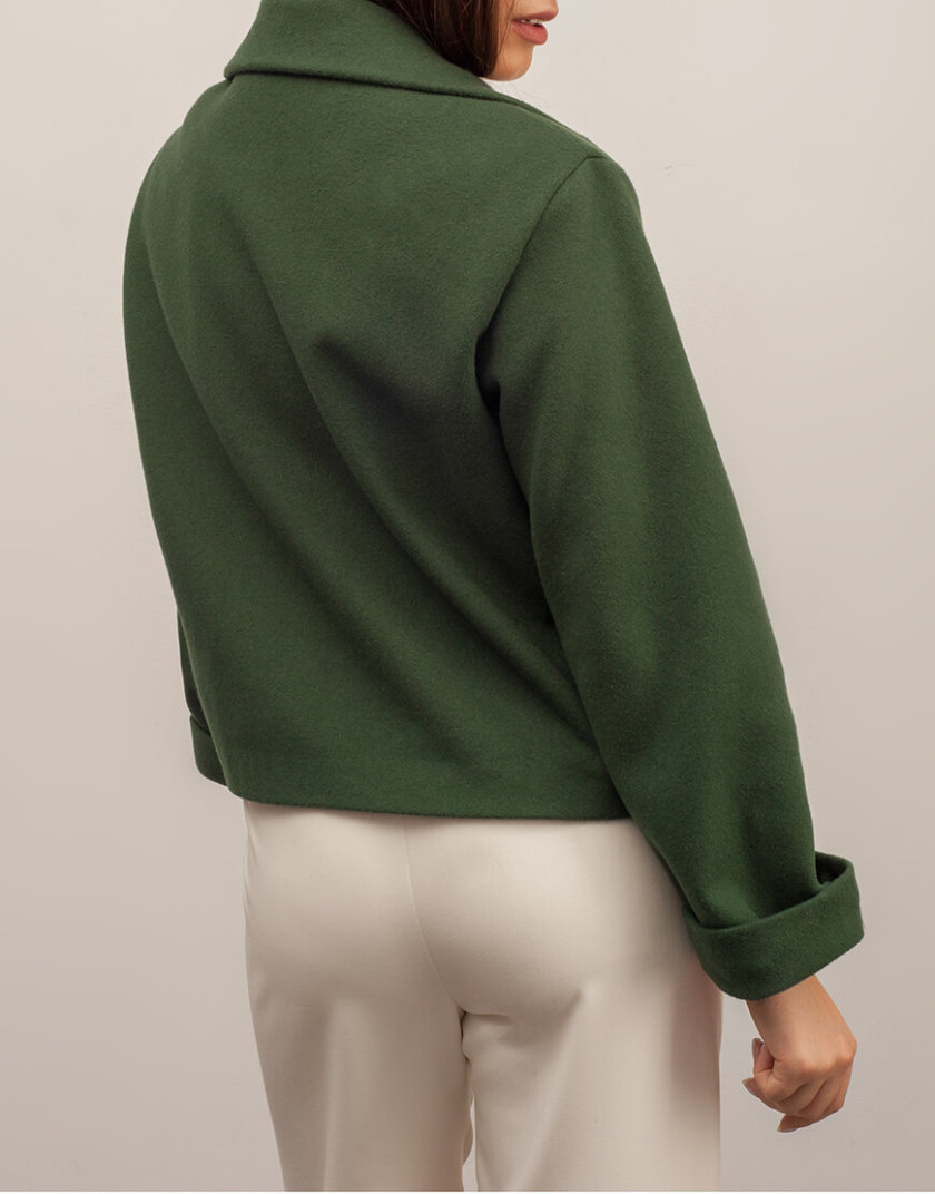 Укороченное пальто из шерсти XM_basic24, фото 1 - в интернет магазине KAPSULA