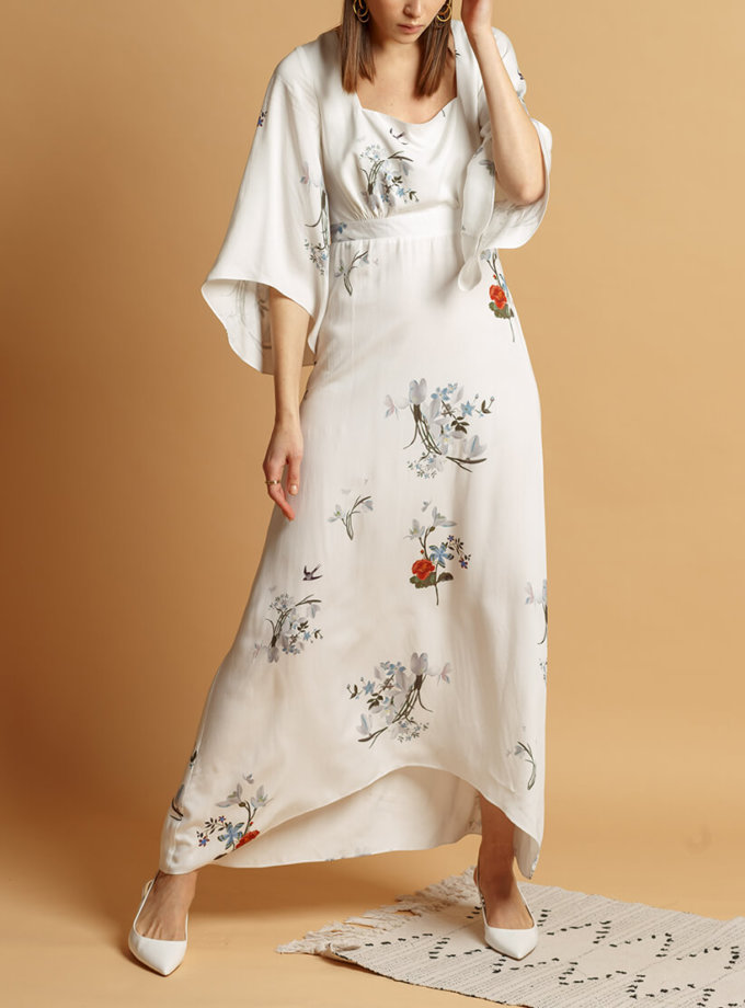 Платье макси из хлопка INS_SS20_12, фото 1 - в интернет магазине KAPSULA