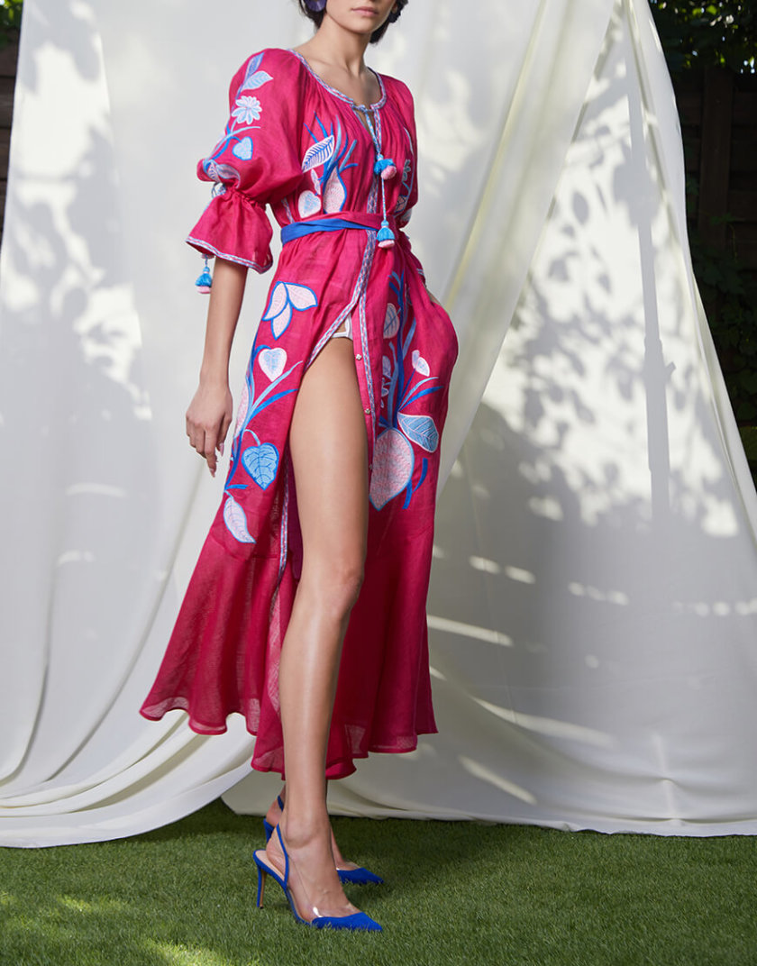 Сукня Едем з льону круїз FOBERI_SS20023, фото 1 - в интернет магазине KAPSULA