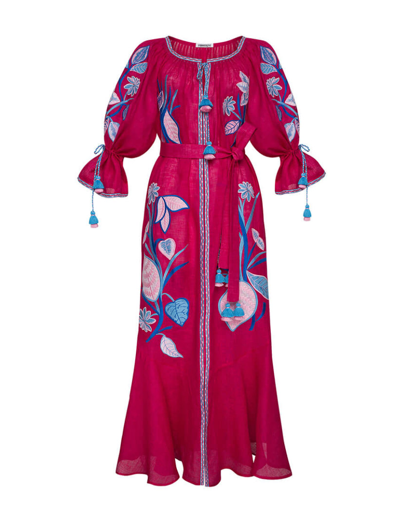 Сукня Едем з льону круїз FOBERI_SS20023, фото 1 - в интернет магазине KAPSULA