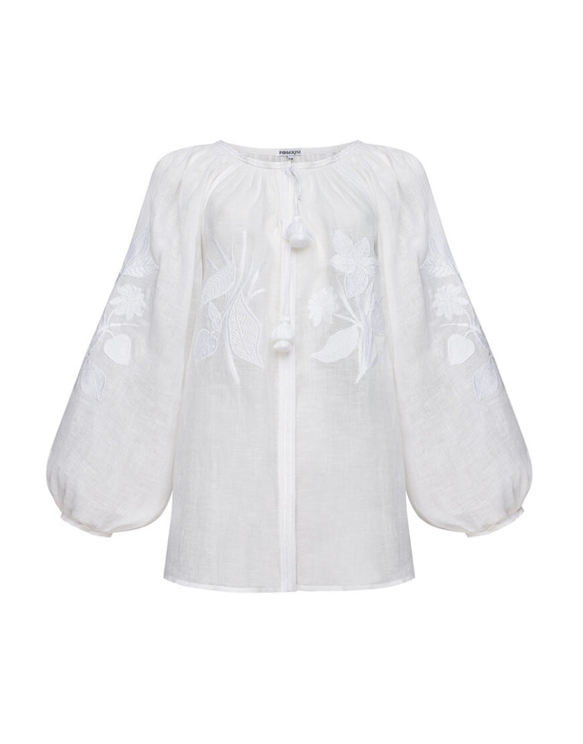 Блуза Едем з льону FOBERI_SS20030, фото 1 - в интернет магазине KAPSULA