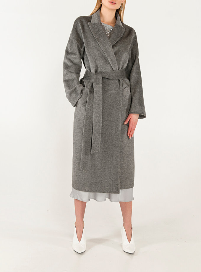 Пальто из кашемира с поясом WNDR_Fw1920_cshgr_11_grey, фото 1 Пальто из кашемира с поясом WNDR_Fw1920_cshgr_11_grey, фото 1 - в интернет магазине KAPSULA