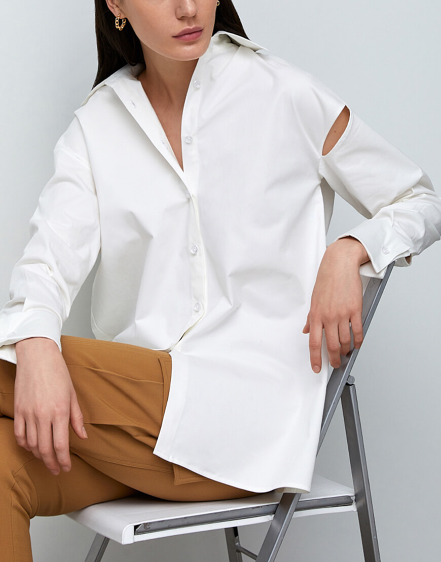 Сорочка oversize з розрізами на плечах IRRO_IR_SS20_SW_018, фото 1 Сорочка oversize з розрізами на плечах IRRO_IR_SS20_SW_018, фото 1 - в интернет магазине KAPSULA