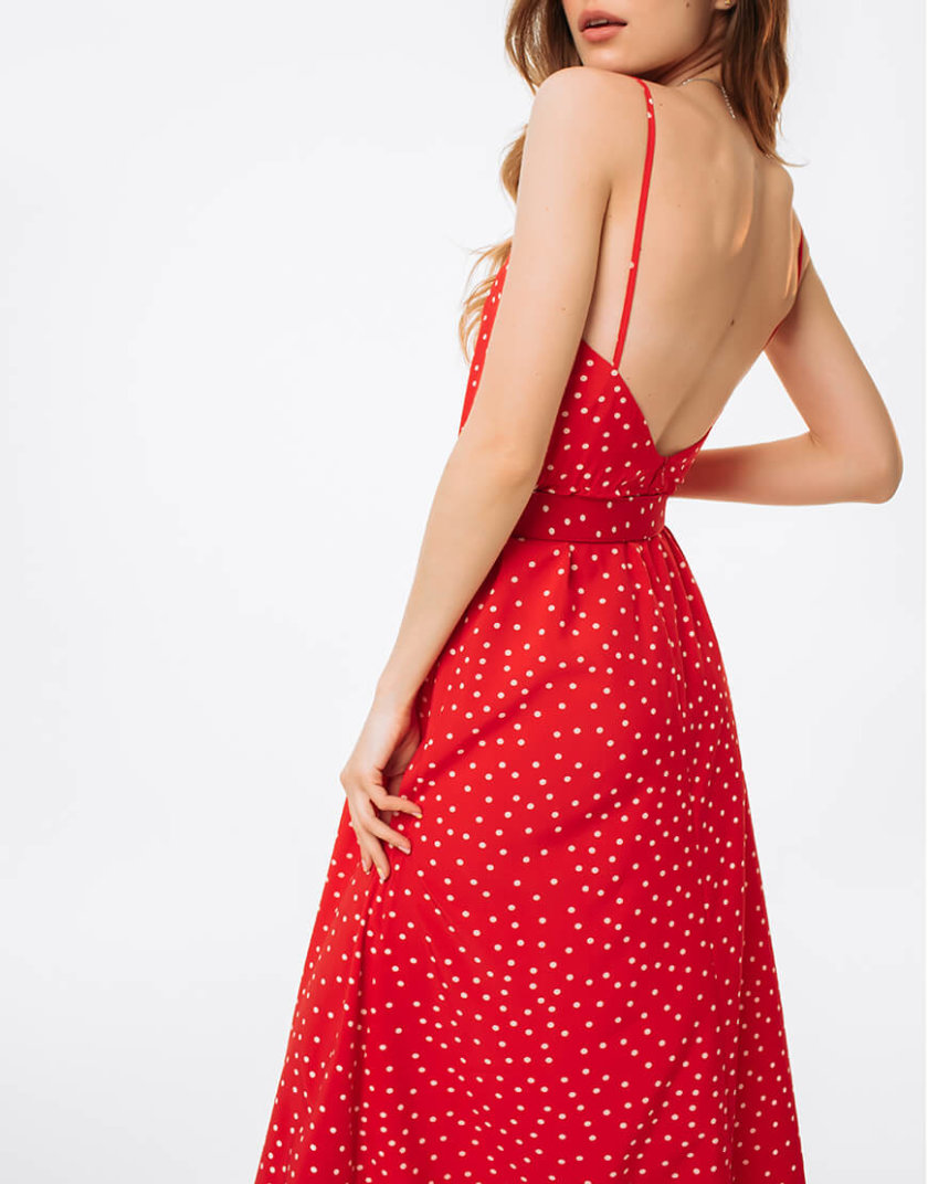 Платье с разрезом и открытой спиной MGN_1716K, фото 1 - в интернет магазине KAPSULA