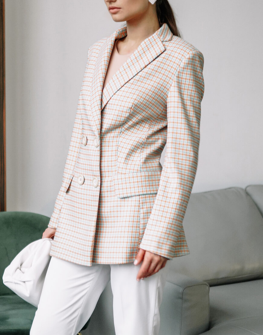 Двобортний жакет Sarabi з бавовни MC_MY0920, фото 1 Двобортний жакет Sarabi з бавовни MC_MY0920, фото 1 - в интернет магазине KAPSULA