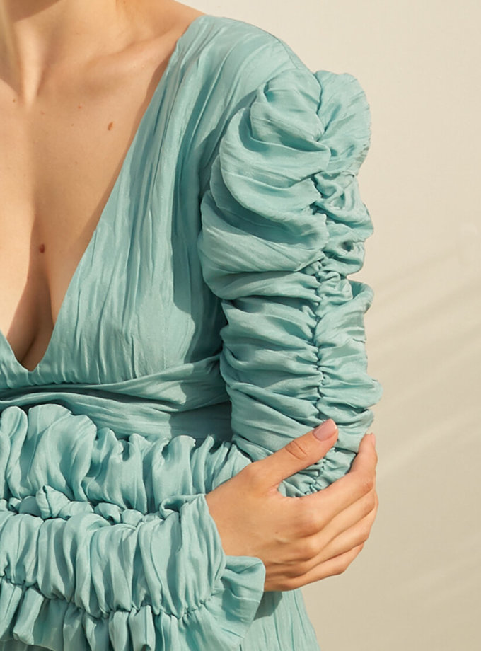Платье миди из шелка MF-SS20-16, фото 1 - в интернет магазине KAPSULA