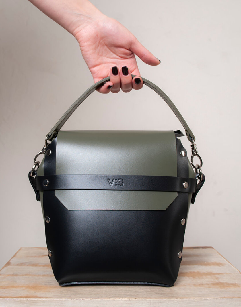 Кожаная сумка на молнии Adara VIS_Adara-zipper-001, фото 1 - в интернет магазине KAPSULA