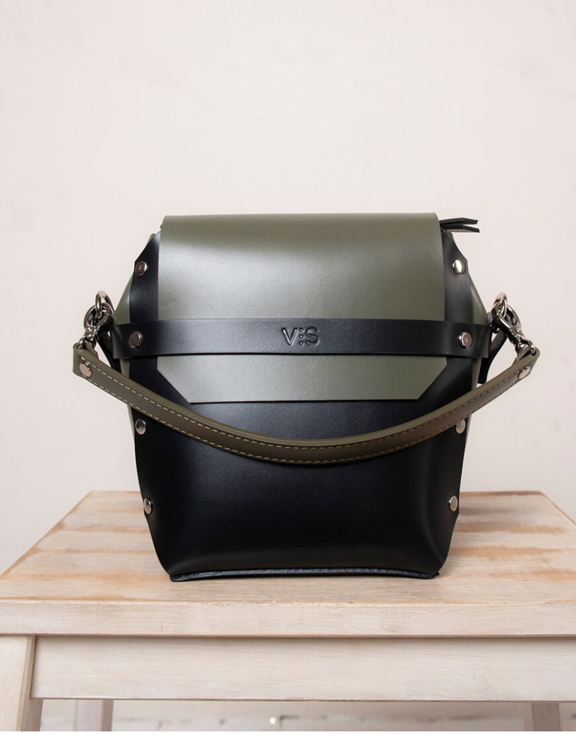 Кожаная сумка на молнии Adara VIS_Adara-zipper-001, фото 1 - в интернет магазине KAPSULA