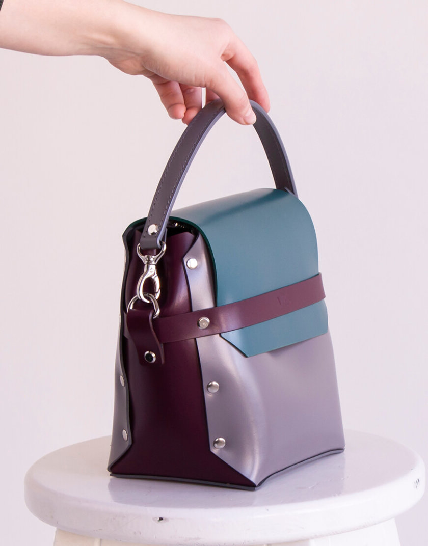 Кожаная сумка на молнии Adara VIS_Adara-zipper-003, фото 1 - в интернет магазине KAPSULA