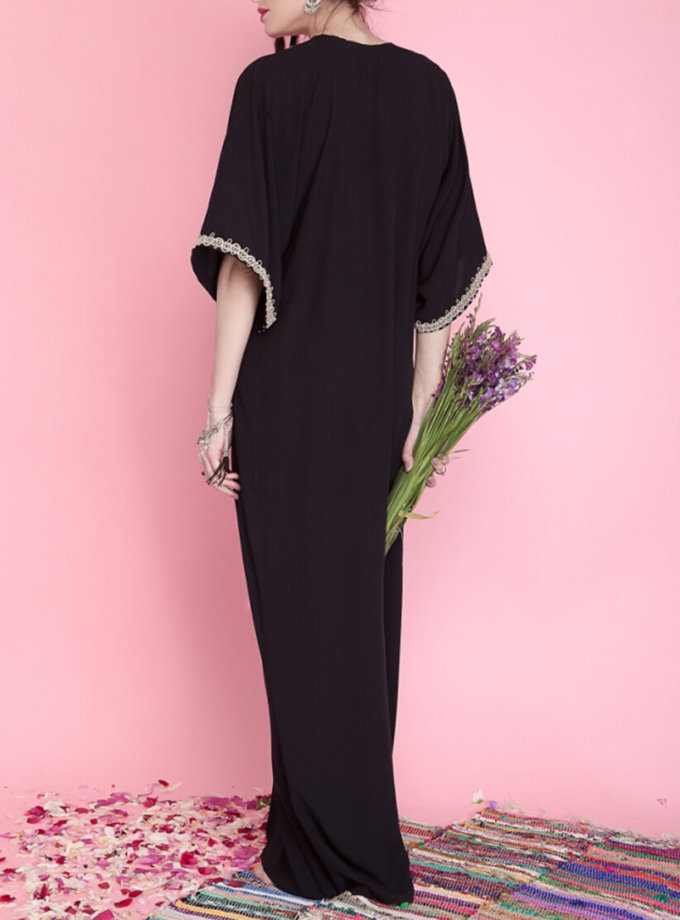 Платье макси с разрезом AY_1671, фото 1 - в интернет магазине KAPSULA