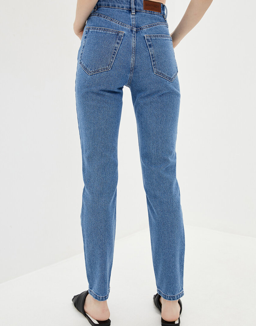 Хлопковые джинсы Mom WNDM_jm1, фото 1 - в интернет магазине KAPSULA