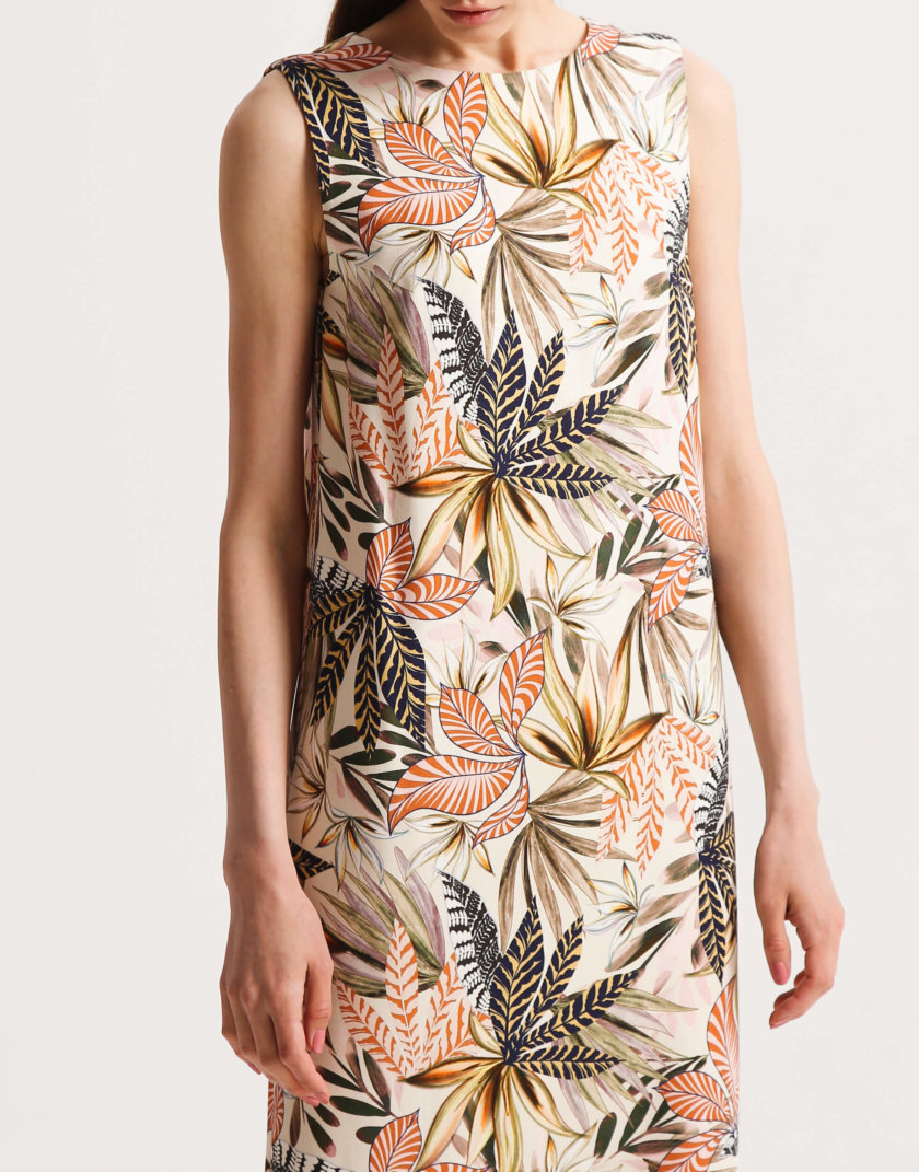 Платье в тропический принт SHKO_19013004, фото 1 - в интернет магазине KAPSULA
